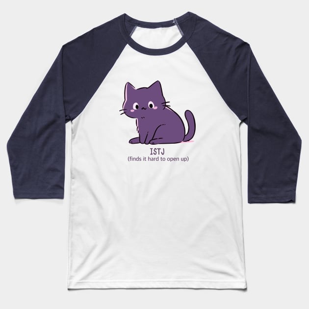 ISTJ cat Baseball T-Shirt by haventhings